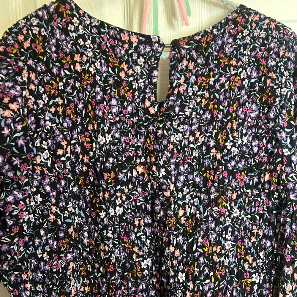 Terra & Sky Floral Midi Dress – Size 3X - Picture 6 of 11